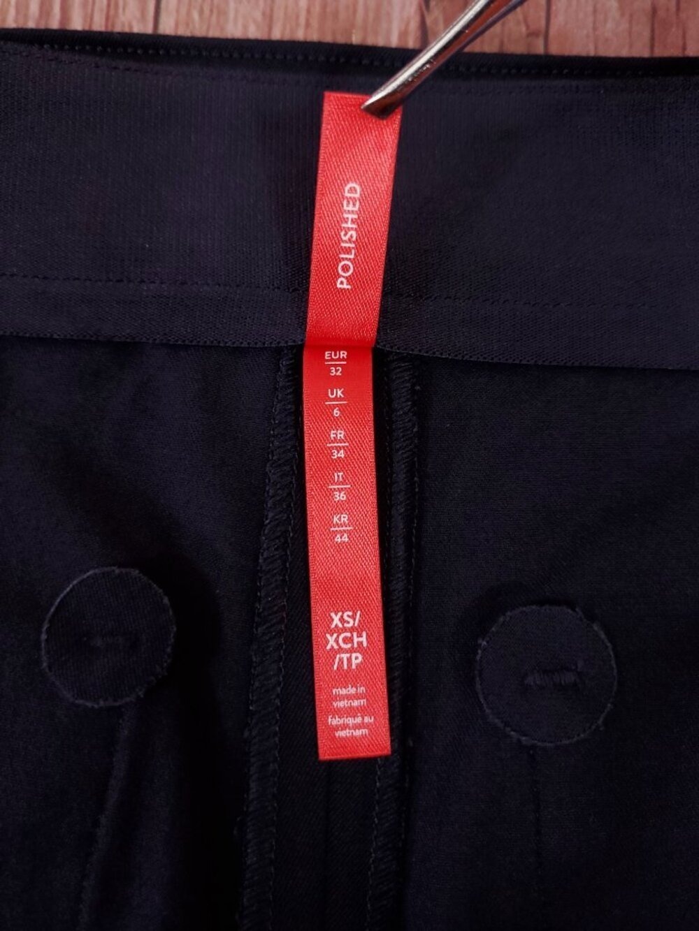 *READ* NWT Spanx Womens Size XS Polished 4" Shorts Pull On Navy Blue 20368R - Picture 9 of 16